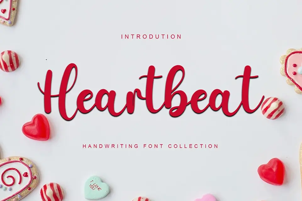 Heartbeat Font
