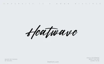 Heatwave Font