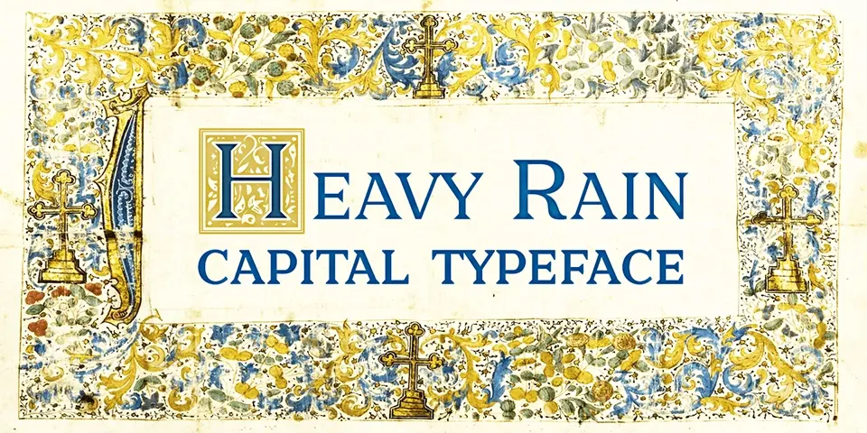 Heavy Rain Font