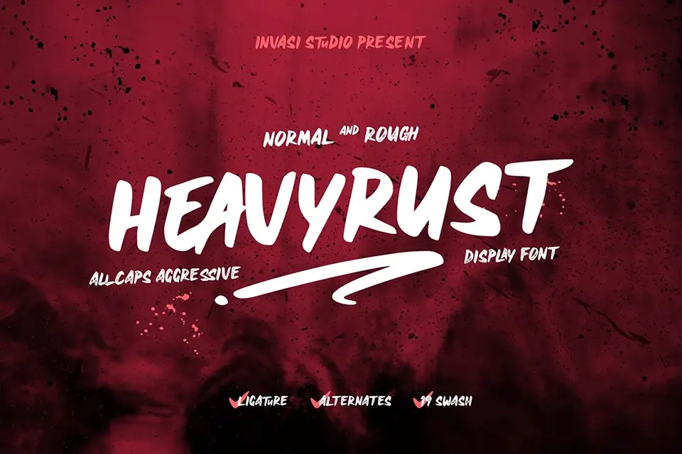 Heavyrust Font