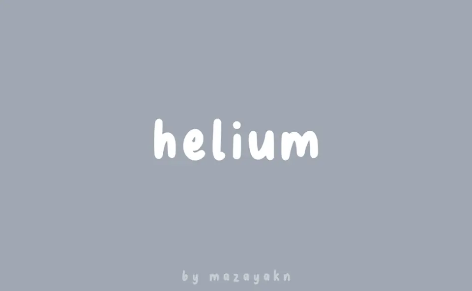 Helium Font