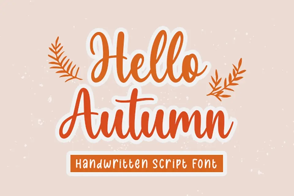 Hello Autumn Font