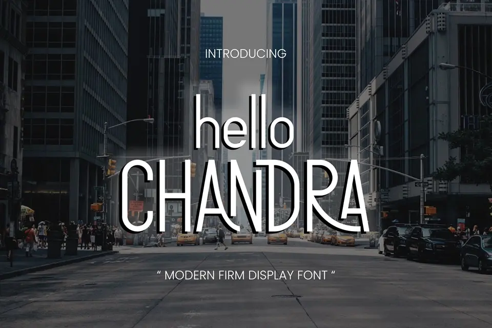 Hello Chandra Font