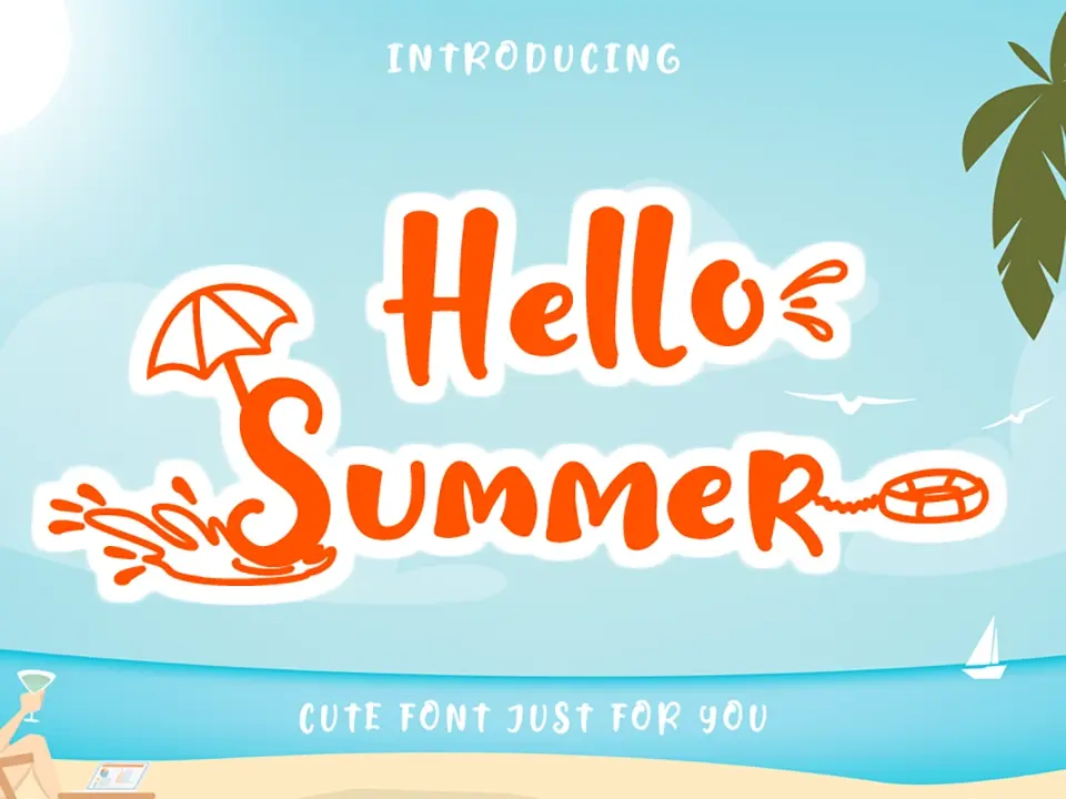 Hello Summer Font