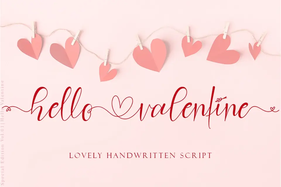 Hello Valentine Font
