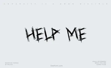 Help Me Font