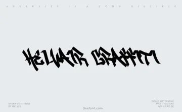 Helvair Graffiti Font