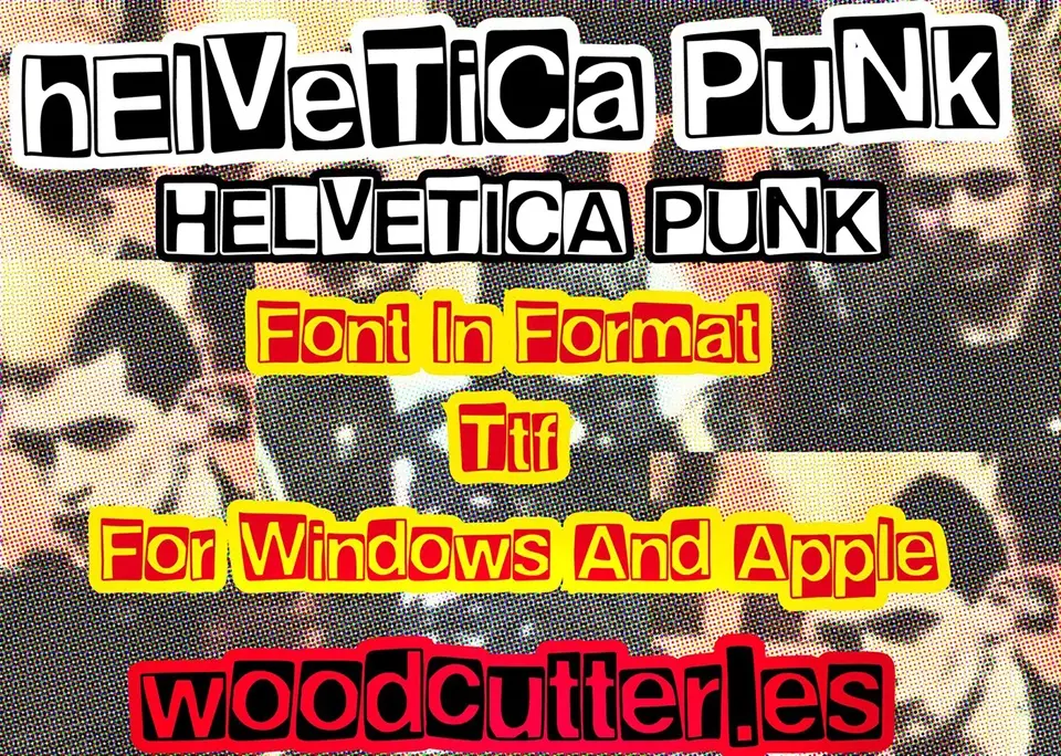 Helvetica Punk Font