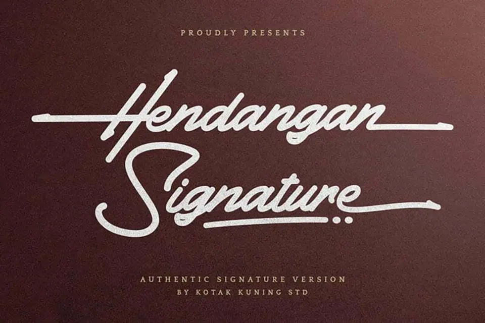 Hendangan Font