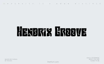 Hendrix Groove Font