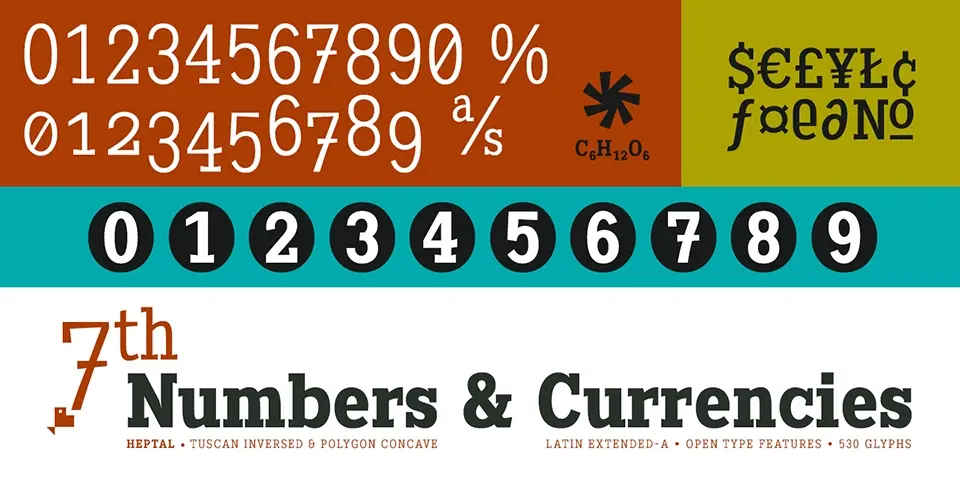Heptal Font