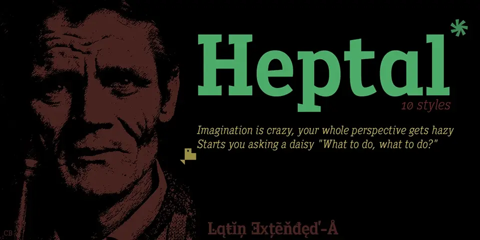 Heptal Font