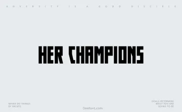 Her Champions Font