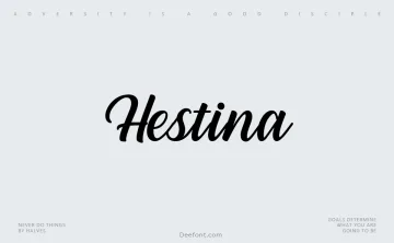 Hestina Font