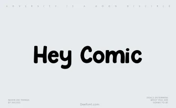 Hey Comic Font