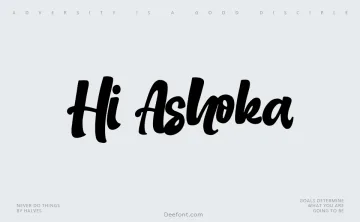 Hi Ashoka Font