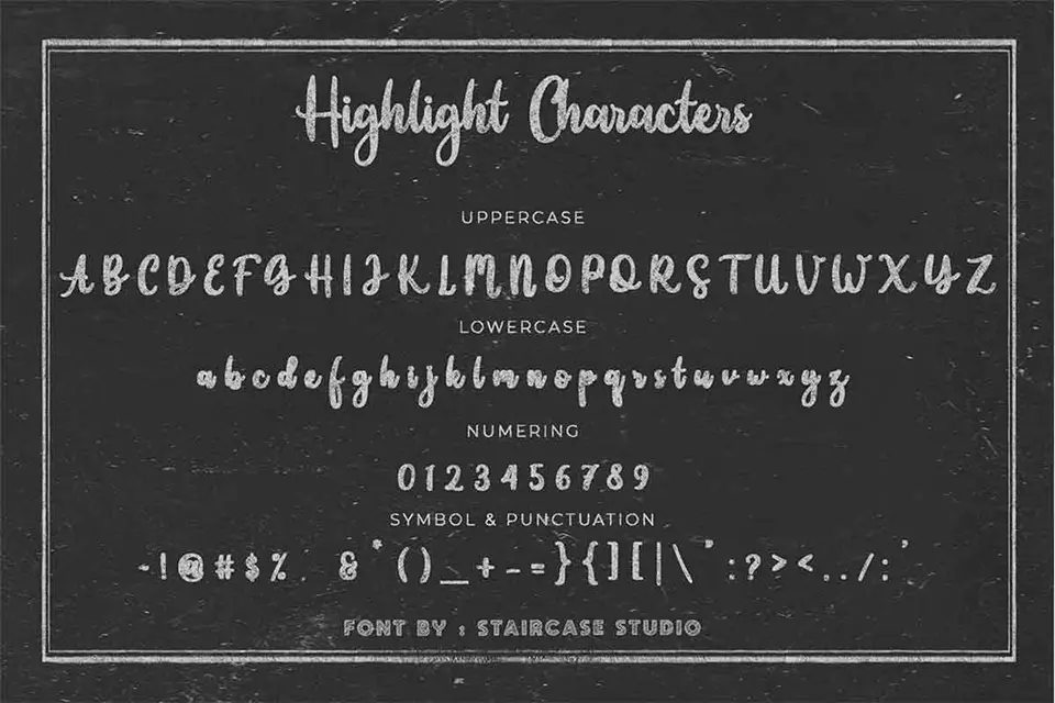 Highlight Font