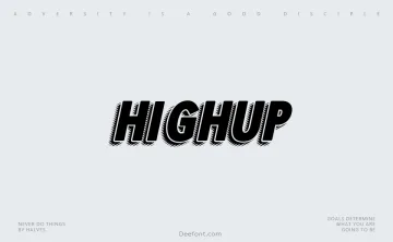 Highup Font