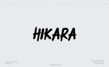 Hikara Font