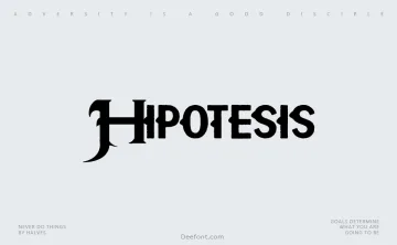Hipotesis Font