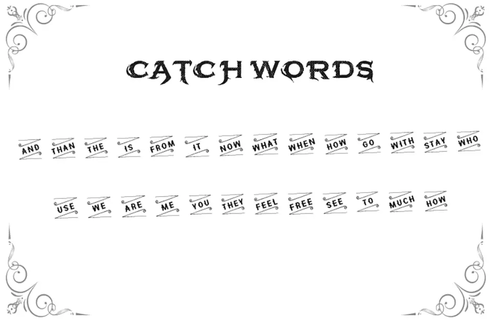 Hipotesis Catchword Font