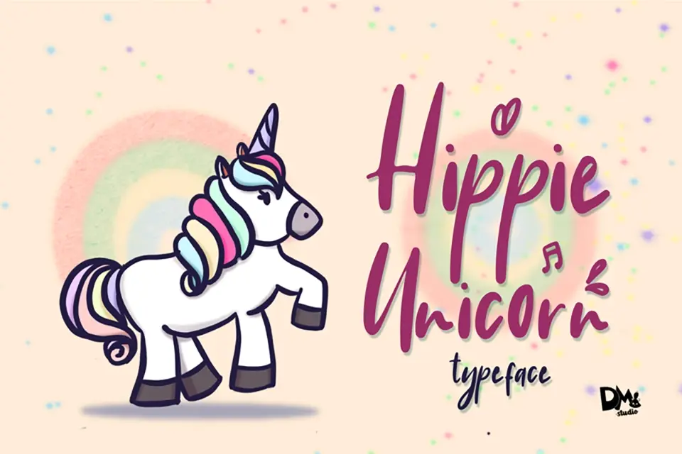 Hippie Unicorn Font