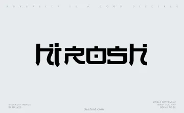 Hirosh Font