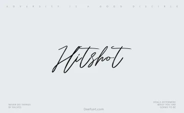 Hitshot Font