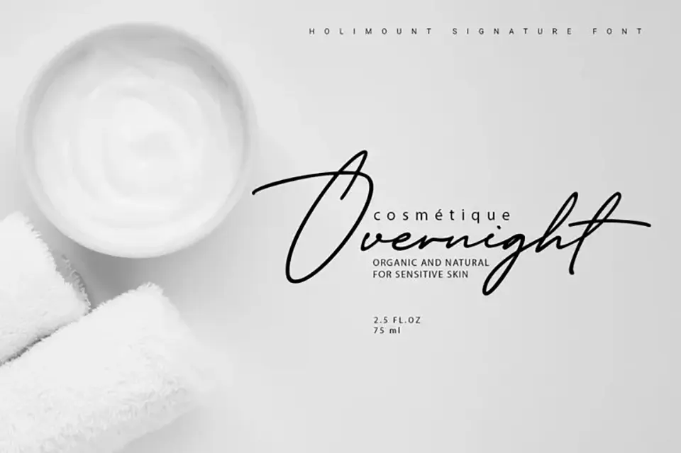 Holimount Font