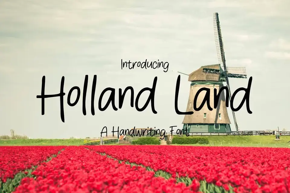 Holland Land Font