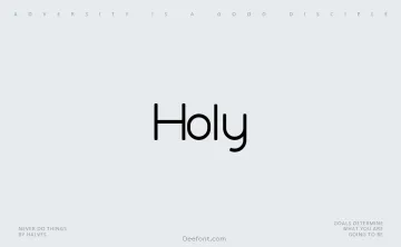 Holy Font