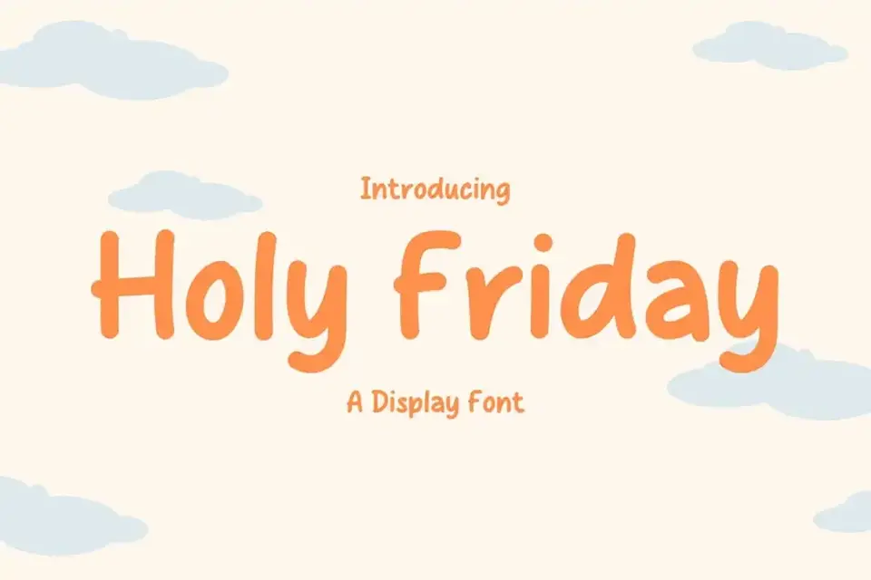 Holy Friday Font