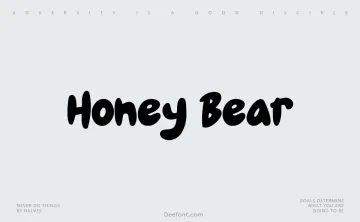 Honey Bear Font