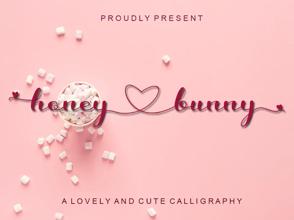 Honey Love Bunny Font