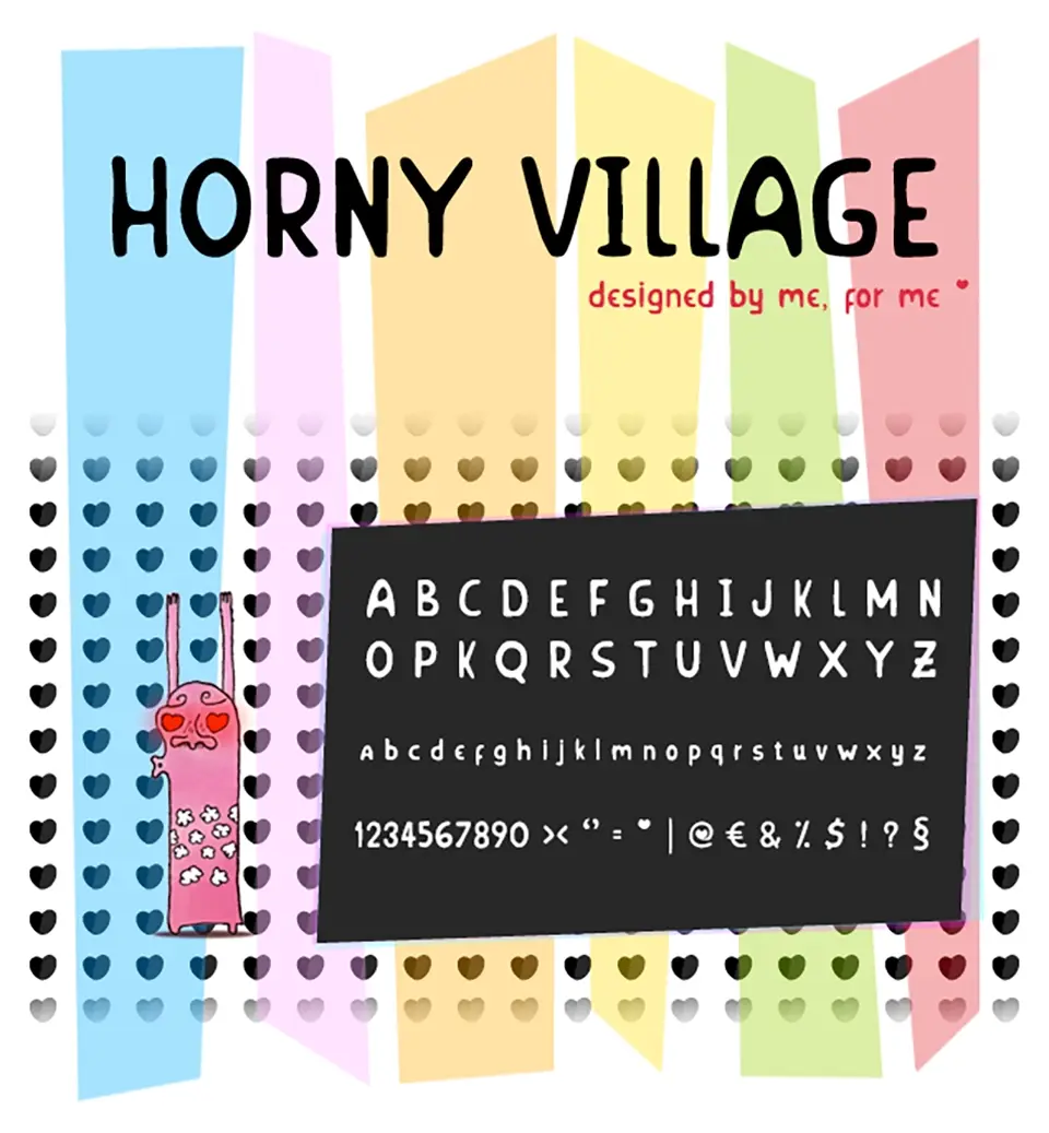 Horny Village Font