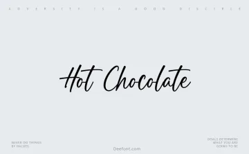 Hot Chocolate Font