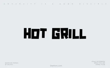 Hot Grill Font