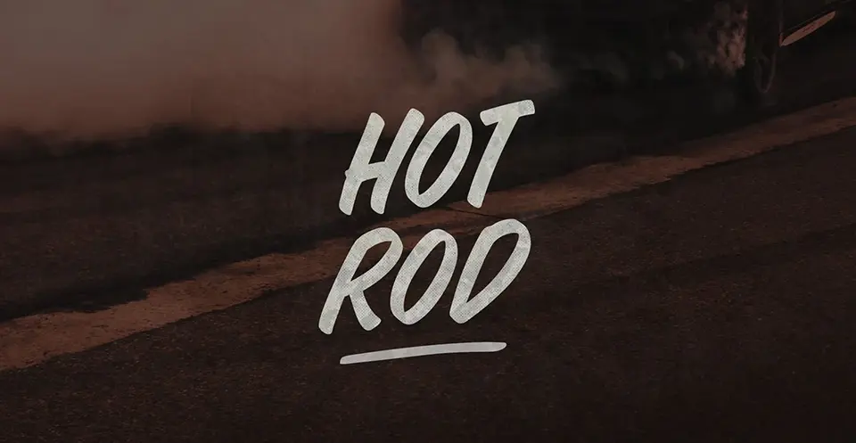 Hot Rod Font