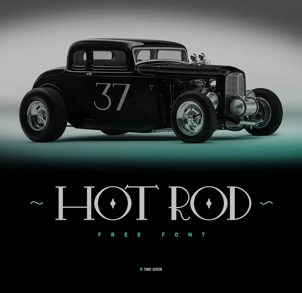 Hot Rod Font