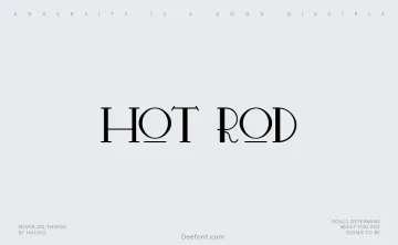 Hot Rod Font