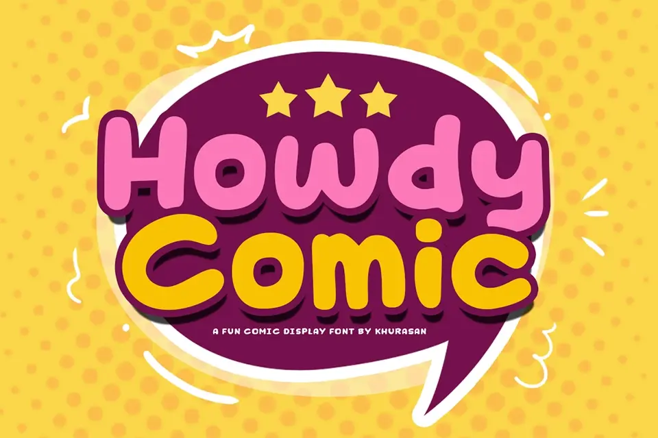 Howdy Comic Font