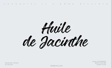 Huile de Jacinthe Font