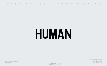 Human Font