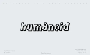 Humanoid Font