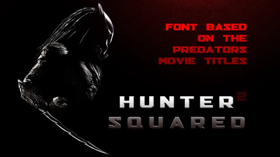 Hunter Squared Font