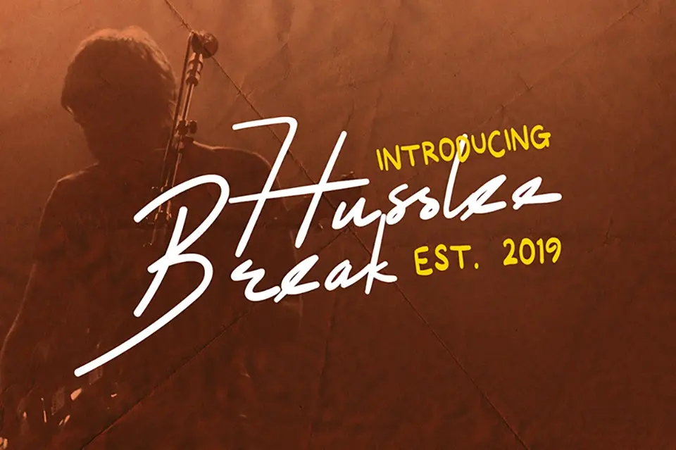 Husslee Break Font