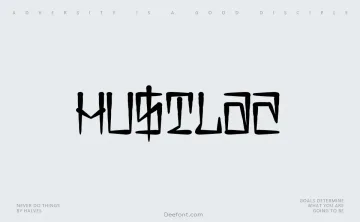 Hustlaz Font