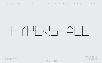 Hyperspace Font