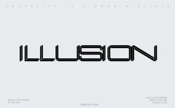 Illusion Font