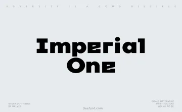 Imperial One Font